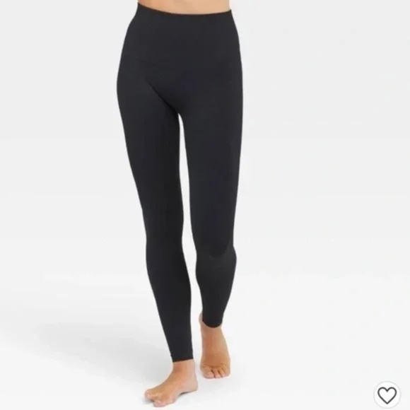 SPANX Assets Black Shaping Leggings, Size S - Picture 1 of 7
